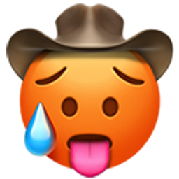 Hot Cowboy emoji