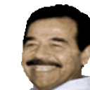 Saddam Smile Sneaky emoji