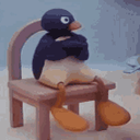 Pingu Annoyed Impatient emoji