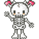 Skeleton Girl emoji