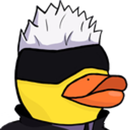 Gojo Duck emoji