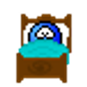 Bed Waving emoji