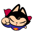 Supercat Fly emoji