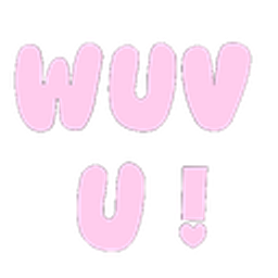 Pink Wuvu emoji