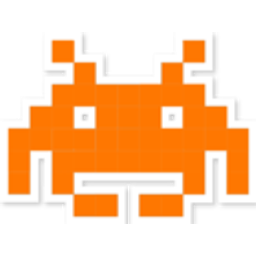 Space Invader Orange emoji