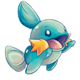 Happy Mudkip emoji