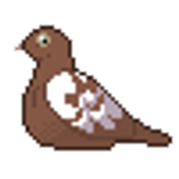 English Short Faced Tumbler emoji