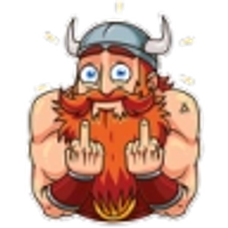 Viking Fuckyou emoji