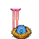 Knuddels Flamingo Nest emoji