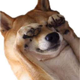 Dogecantlook emoji