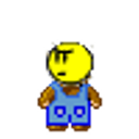 Overalls Tease emoji