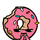 Donut Eat E emoji