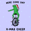 Here Come Dat Xmas Cheer emoji