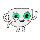 Dancing Coffee Cup emoji