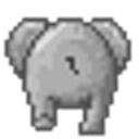 Elephant Behind emoji