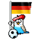 German Soccer Bird emoji