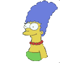 Crazy Marge Simpson emoji
