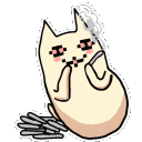Weedsmoking Cat emoji