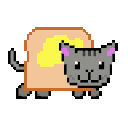 Nyancat Toast emoji