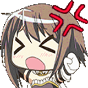 Angry Girl Shout emoji