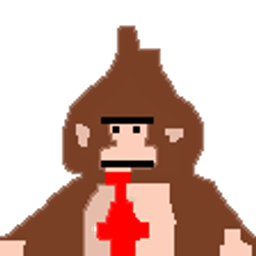 Low Quality Donkey Kong emoji
