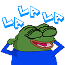 Peeponotlistening emoji