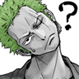 Zoro Confused Question emoji