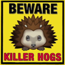 Bewarehogs emoji