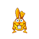 Jumping Bunny emoji