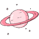Pink Planet emoji