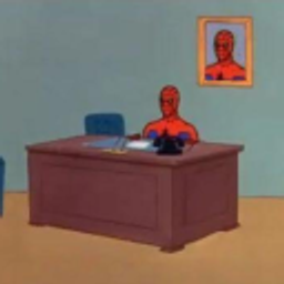 Spiderman Desk emoji