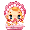Babygirl Bath emoji
