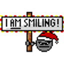 Xmas I Am Smiling emoji