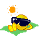 Sunbath emoji