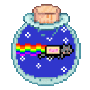 Nyancat Bottle emoji