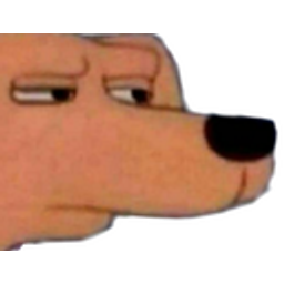 Dog Side Eye Skeptical emoji