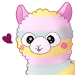 Alpaca Llama Heart emoji