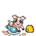 Knuddels Teacup Pig emoji
