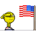 Saluting The Flag emoji