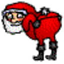 Santa Mooning emoji