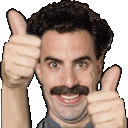 Borat Thumbs emoji