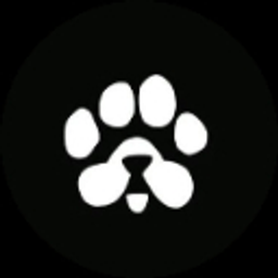Paw Print Black Background emoji