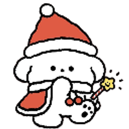 Xmas Puppy3q emoji