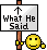 What He Said emoji