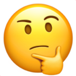 Thinking Face Right emoji