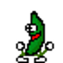 Dancing Cucumber emoji