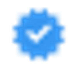 Blue Smiley Face Heart emoji