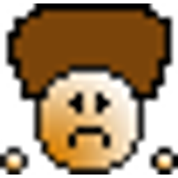 Afro Sad emoji