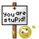 You Are Stupid emoji