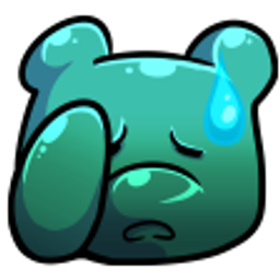 Gummy Facepalm emoji